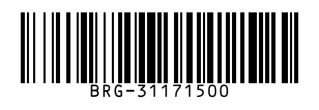 Code 128 barcode encoding the part number BRG-31171500