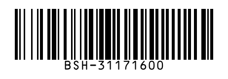Code 128 barcode encoding the part number BSH-31171600