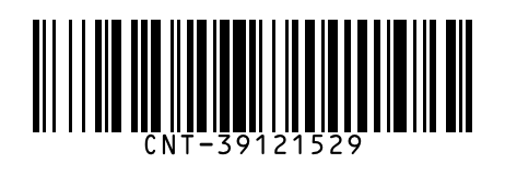 Code 128 barcode encoding the part number CNT-39121529