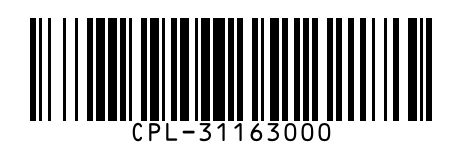 Code 128 barcode encoding the part number CPL-31163000
