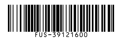 Code 128 barcode encoding the part number FUS-39121600