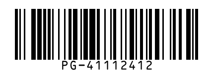 Code 128 barcode encoding the part number PG-41112412