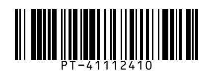 Code 128 barcode encoding the part number PT-41112410