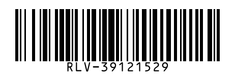 Code 128 barcode encoding the part number RLV-39121529