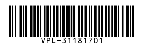 Code 128 barcode encoding the part number VPL-31181701