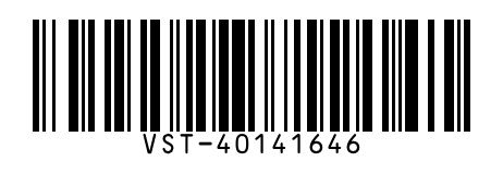 Code 128 barcode encoding the part number VST-40141646